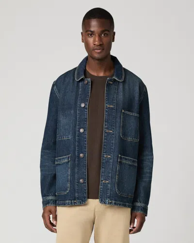 Paige Trevino Denim Chore Jacket In Blue