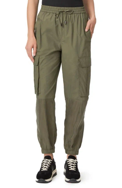 Paige Tucson Pull-on Cargo Joggers In Olive Green