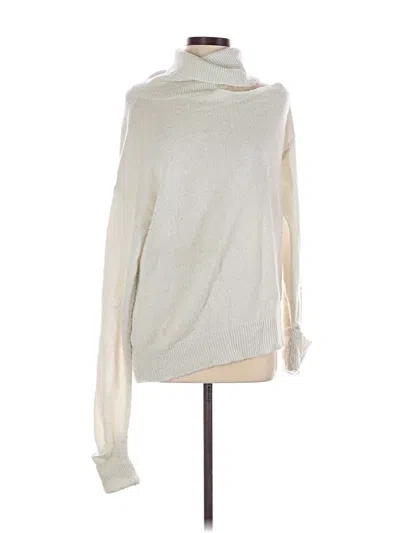 Pre-owned Paige Turtleneck Sweater In Ivory