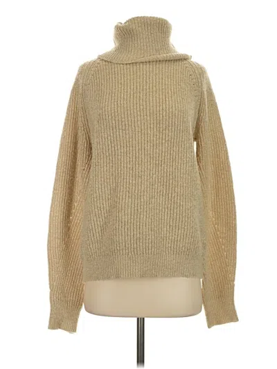 Pre-owned Paige Turtleneck Sweater In Tan