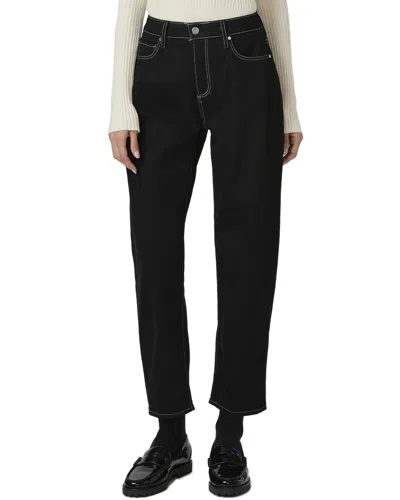 Paige Alexis High-waist Barrel Jeans In Twilight Black