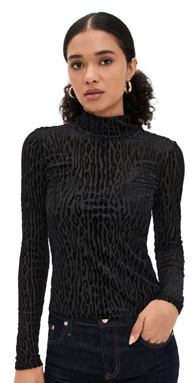 PAIGE URSULA TOP BLACK