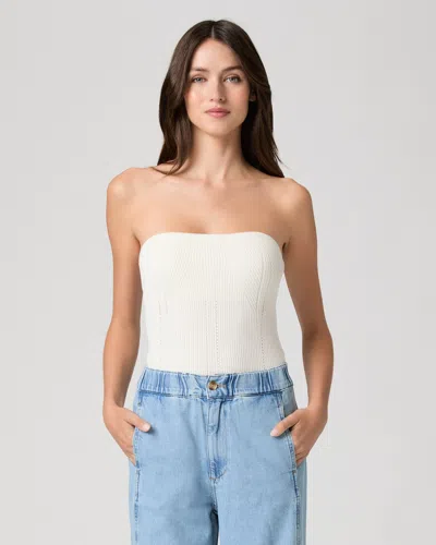 Paige Valentina Tube Top In White