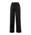 Paige Velvet Anessa Trousers In Black