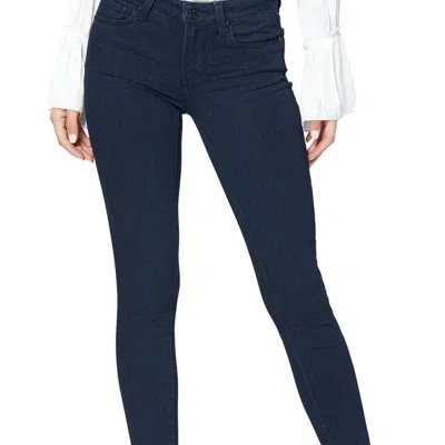Paige Denim Verdugo Hepburn Mid Rise Ultra Skinny Ankle Jean In Blue
