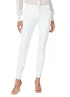 Paige Verdugo Ankle Mid Rise Ultra Skinny Jeans In Crisp White In White