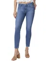 Paige Verdugo Starlet Mid Rise Ultra Skinny Ankle Jean In Blue