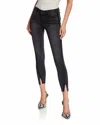Paige Verdugo With Twisted Seam Jean In Black In Black