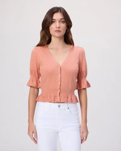 Paige Vetra Cardigan In Burgundy