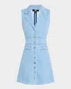 Paige Vida Denim Mini Dress In Jocelyn