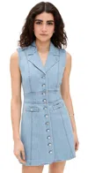 Paige Vida Denim Mini Dress In Jocelyn