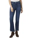 Paige Claudine High Waist Ankle Flare Jeans In Vignette In Blue