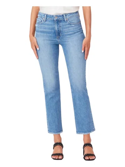 Paige Vintage Colette Crop Flare Jeans In Wannabe In Blue