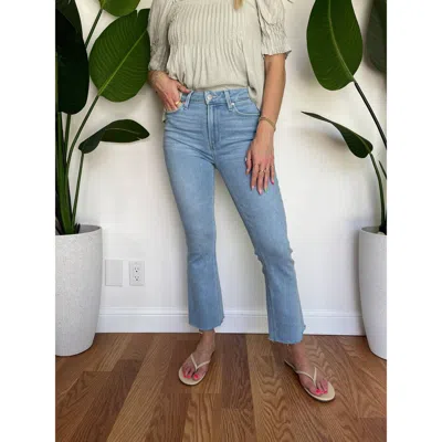 Paige Vintage Colette Raw Hem Jeans In Park Ave In Multi