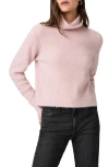 Paige Viviana Turtleneck Crop Sweater In Multi