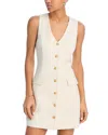 Paige Wells V Neck Mini Dress In Cream