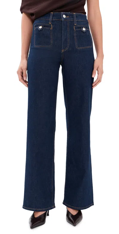 Paige Welt Stitch Through Pocket Anessa Jeans 31 Amora In Blue