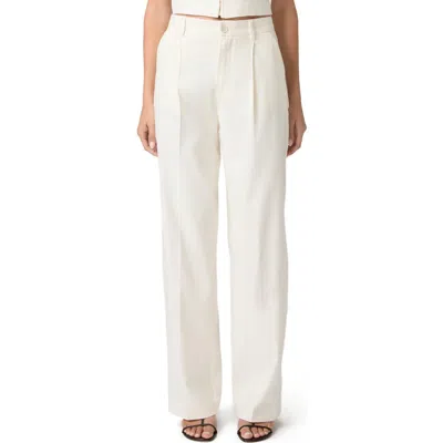 Paige Westin Pleated Straight Leg Pants In Pattern