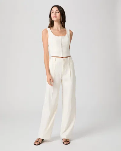 Paige Westin Trouser Pant In White