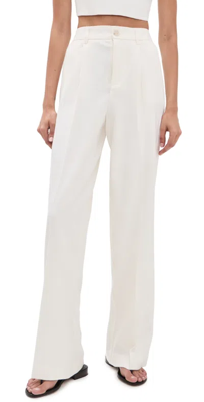 Paige Westin Trousers Bone In White