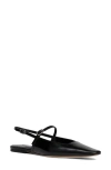 Paige Whitley Slingback Mary Jane Flat In Black