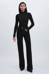 Paige -leg Cuffed Jeans In Black