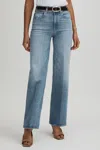 Paige Vintage Wash Sasha Wide-leg Jeans In Magnifique Blue