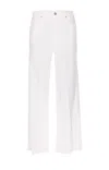 Paige Anessa Wide Leg Jeans In White