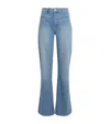 Paige Leenah High Rise Straight Jeans In Wings In Blue
