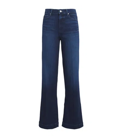 Paige Wide-leg Leenah Jeans In Blue