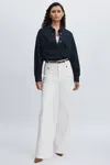 Paige Patch Pocket Jeans In Ecru