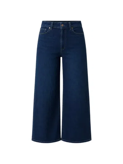 Paige Wide-leg Jeans In Blue