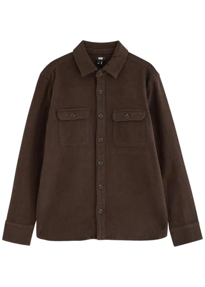 Paige Wilbur Overshirt In Brown
