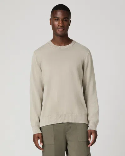 Paige Wildomar Cotton Crewneck Sweater In Neutral