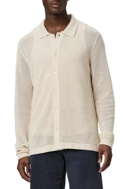 Paige Wilkinson Organic Cotton Cardigan In Heathereded Macadamia