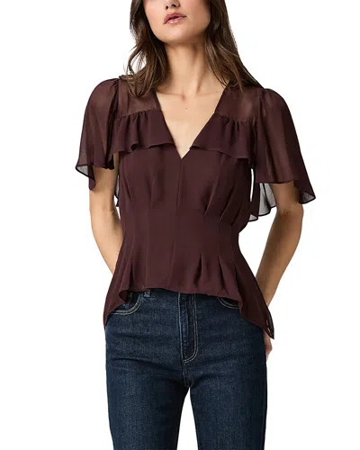 Paige Willa Blouse In Brown