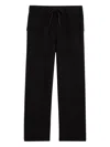 Paige Willits Merino Wool-blend Trousers In Black