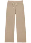 Paige Willits Drawstring Wool-blend Trousers In Neutral