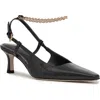 Paige Winnie Ankle Strap Pointed Toe Pump In Multi