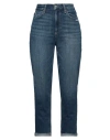 Paige Woman Jeans Blue Size 31 Cotton, Elastane In Blue