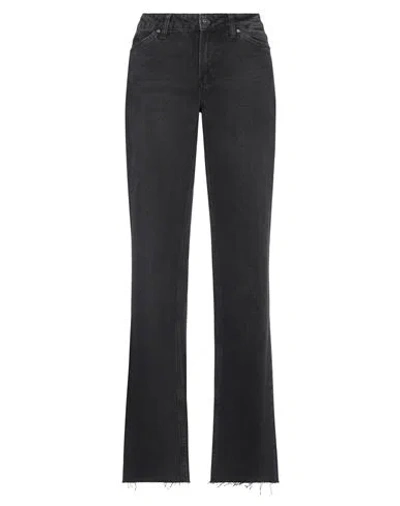 Paige Woman Jeans Black Size 25 Lyocell, Recycled Cotton, Organic Cotton