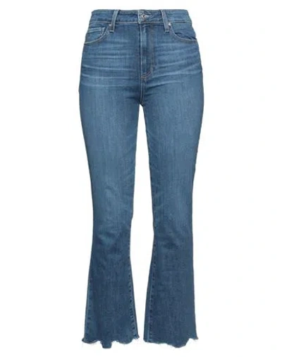 Paige Woman Jeans Blue Size 25 Cotton, Polyester, Elastane