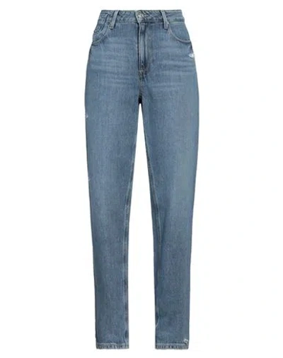 Paige Woman Jeans Blue Size 30 Cotton, Polyester, Elastane