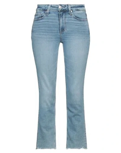 Paige Woman Jeans Blue Size 30 Cotton, Polyester, Elastane