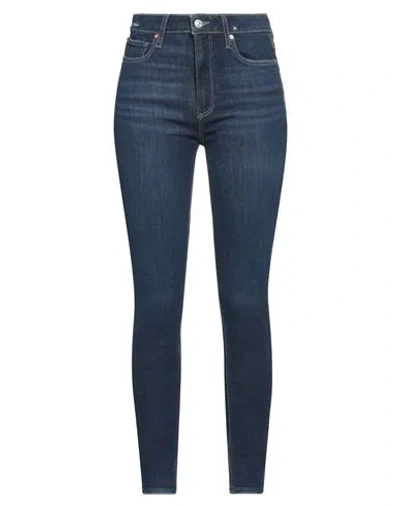 Paige Woman Jeans Blue Size 27 Cotton, Polyester, Elastane