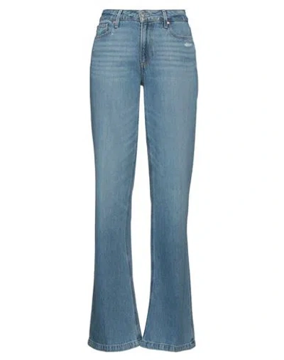 Paige Woman Jeans Blue Size 28 Cotton, Lyocell