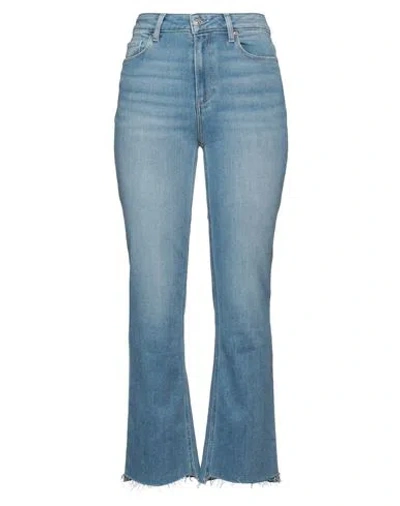 Paige Woman Jeans Blue Size 30 Cotton, Polyester, Elastane