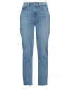 Paige Woman Jeans Blue Size 27 Cotton, Polyester, Elastane In Blue