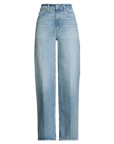 Paige Woman Jeans Blue Size 30 Organic Cotton, Elastane