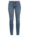 Paige Woman Jeans Blue Size 27 Cotton, Polyester, Elastane In Blue